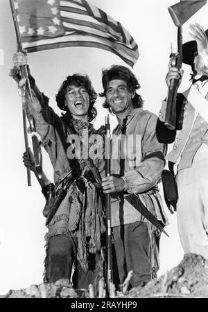 DEXTER FLETCHER e AL PACINO in REVOLUTION 1985 regista HUGH HUDSON scrittore Robert Dillon musica John Corigliano costume design John Mollo produttore Irwin Winkler co-produzione Regno Unito-Norvegia Goldcrest Films International / Viking Films / Warner Bros. (USA) - Columbia-EMI-Warner Foto Stock