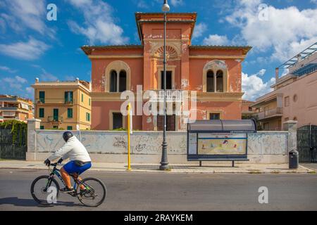 Ville dei primi anni '1900, Lido di Ostia, Roma, Lazio, Italia. Foto Stock