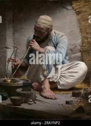 Charles Sprague Pearce - The Arab Jeweler Charles Sprague Pearce: 1851–1914 ca. 1882; Foto Stock