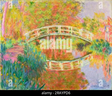 Claude Monet, francese, 1840-1926 -- Japanese Footbridge, Giverny 1895. Foto Stock