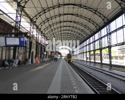 Stazione ferroviaria di Haarlem Paesi Bassi Foto Stock