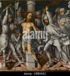 Flagellazione di Cristo (Grey Passion-4) 1500 di Hans Holbein il Vecchio Foto Stock