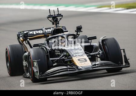 09 durante il Gran Premio di Formula 1 Aramco 2023, decimo round del Campionato Mondiale di Formula 1 2023 dal 7 al 9 luglio 2023 sul circuito di Silverstone, a Silverstone, Regno Unito Foto Stock