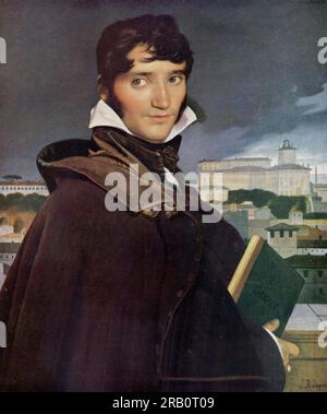 Ritratto di Francois-Marius Granet 1807 di Jean Auguste Dominique Ingres Foto Stock