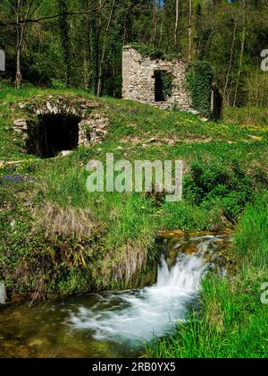 Belvedere strada della Forra, Belvedere strada della Forra. Foto Stock