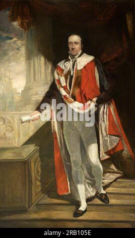 Robert Grosvenor (1767–1845), II conte Grosvenor, poi i marchese di Westminster, sindaco di Chester (1807), deputato (1790–1802) di John Jackson Foto Stock