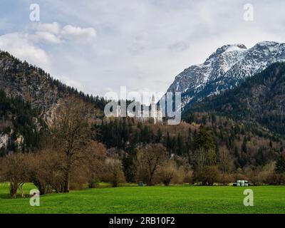 Hohenschwangau, castello di Neuschwanstein Foto Stock