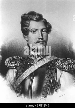 Barone Georges-Charles de Heeckeren d'Anthès (1812 – 1895) ufficiale militare e politico francese. Foto Stock