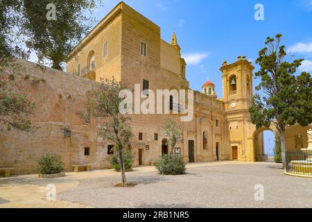 Il Santuario di nostra Signora, Mellieha, Malta, Europa Foto Stock