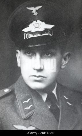 Erenst Weber della Luftwaffe, 1934, Tutow, Germania. Foto Stock