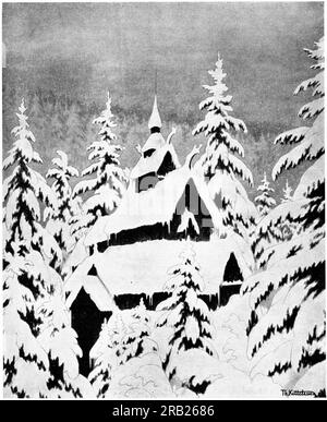 Gamle Kirke Den di Theodor Severin Kittelsen Foto Stock