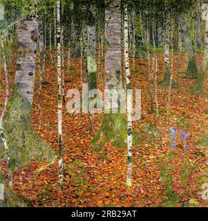 Birch Forest 1903 di Gustav Klimt Foto Stock