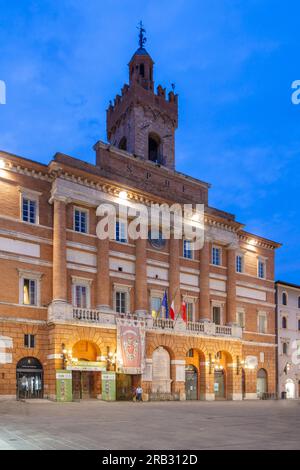 Municipio di Foligno, Perugia, Umbria, Italia Foto Stock