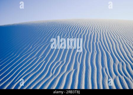 Sand Ripples al White Sands National Park Foto Stock