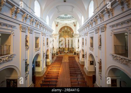 Chiesa dei Gesuiti (Chiesa di San Ildefonso) interno - Toledo, Spagna Foto Stock