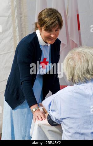 Giorno del rene, la Croce Rossa Italiana, Milano, Italia Foto Stock