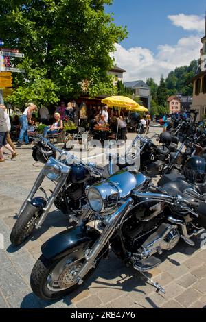 La Svizzera, Brunnen, Harley Davidson festival Foto Stock