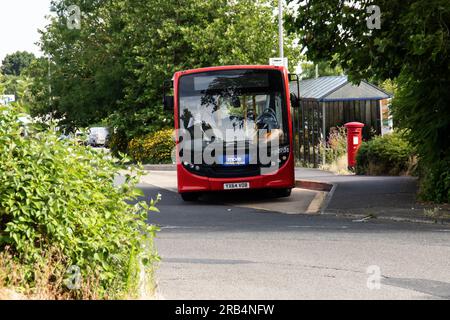 Morebus compagnia di autobus Bournemouth, fotografie scattate a Southborne e Hengistbury Head Foto Stock