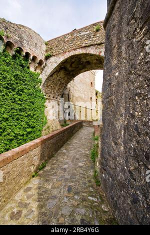 Forte di Sarzanello. sarzana. Liguria. Italia Foto Stock