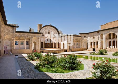 Casa storica Tabatabaei. kashan. Iran Foto Stock