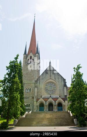 Svizzera. Canton Zug. Zug. St Michael Church Foto Stock