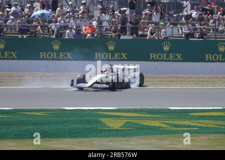 Towcester, Northants, Regno Unito. 7 luglio 2023. A Silverstone durante le prove di FridaysÕ per il Gran Premio di F1 Aramco British Credit: Motofoto/Alamy Live News Foto Stock