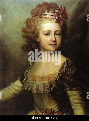 Granduchessa Alexandra Pavlovna di Russia 1795 di Dmitry Levitzky Foto Stock