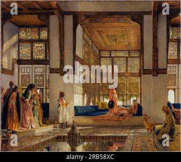 Arabian Nights 1876 di John Frederick Lewis Foto Stock