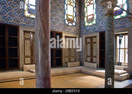 Biblioteca Enderun o ahmed III palazzo topkapi. Istanbul. Turchia Foto Stock