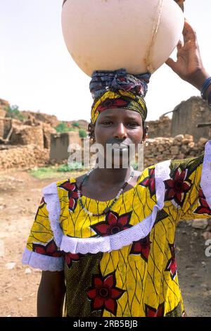 Dogon Woman. Nando. Mali. Africa Foto Stock