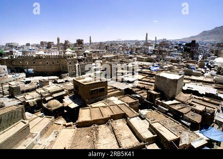 San'a.. Yemen. Penisola Araba Foto Stock