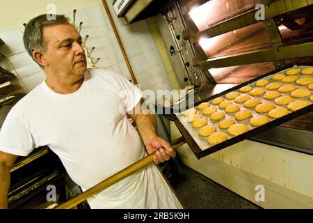 macaron prodotti a spilamberto, emilia romagna, italia Foto Stock