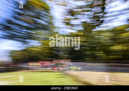 41 ANDRADE Rui (prt), KUBICA Robert (pol), DELETRAZ Louis (swi), Team WRT, Oreca 07 - Gibson, azione durante le 6 ore di Monza 2023, 3° round del Campionato Mondiale di Endurance FIA 2023, dal 7 al 9 luglio 2023 sull'autodromo Nazionale di Monza, a Monza, Italia crediti: Independent Photo Agency Srl/Alamy Live News Foto Stock