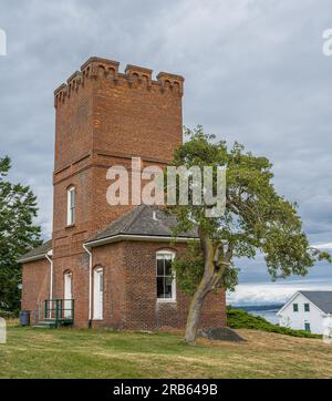 Alexanders Castle nel Fort Worden Historical State Park Foto Stock