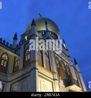 Viaggiando a Singapore. zone musulmane / मुस्लिम इलाका / zona musulmana / 穆斯林地区 Foto Stock