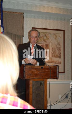 Il segretario Dirk Kempthorne si rivolge al Republican Women's Federal Forum, Capitol Hill Club, Washington, D.C. Foto Stock