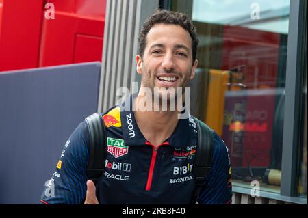 FORMULA 1 ARAMCO GRAN PREMIO DI GRAN BRETAGNA 2023 - DANIEL RICCIARDO (AUSTRALIA) Foto Stock