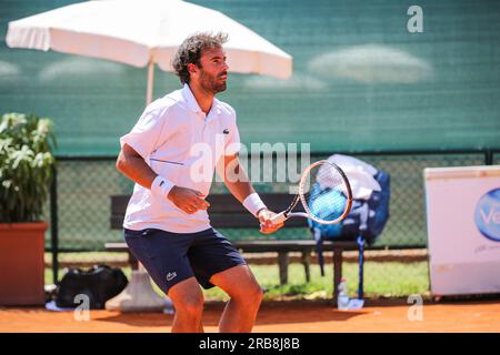 Aspria Harbour Club Milano, Milano, Italia, 7 luglio 2023, Jonathan Eysseric, Denys Molchanov durante l'Aspria Tennis Cup 2023 - ATP Challenger Milano - Foto Stock