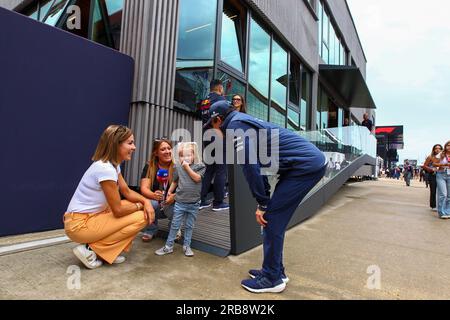 Nick DeVries (NED) Scuderia AlphaTauri durante LA FORMULA 1 ARAMCO BRITISH GRAND PRIX 2023 - jUL7-9 Silverstone, Gran Bretagna Foto Stock