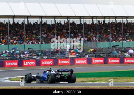 Silverstone, Regno Unito. 8 luglio 2023. Alexander Albon (IND) Williams FW45.durante LA FORMULA 1 ARAMCO BRITISH GRAND PRIX 2023 - jUL7-9 Silverstone, Gran Bretagna (Credit Image: © Alessio De Marco/ZUMA Press Wire) SOLO USO EDITORIALE! Non per USO commerciale! Foto Stock