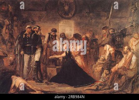 Polonia 1863 di Jan Matejko Foto Stock