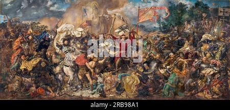 Battaglia di Grunwald 1878; Polonia di Jan Matejko Foto Stock