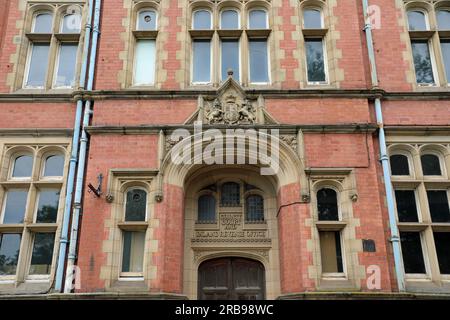 County Court e Inland Revenue Office costruiti nel 1898 a Wigan Foto Stock