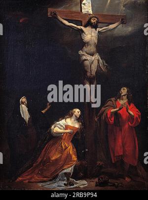 Crocifissione 1665 di Gabriel Metsu Foto Stock
