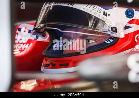 BOTTAS Valtteri (fin), Alfa Romeo F1 Team puntata C43, ritratto durante il Gran Premio di Formula 1 2023 Aramco British, decima prova del Campionato del mondo di Formula 1 2023 dal 7 al 9 luglio 2023 sul circuito di Silverstone, a Silverstone, Regno Unito Foto Stock