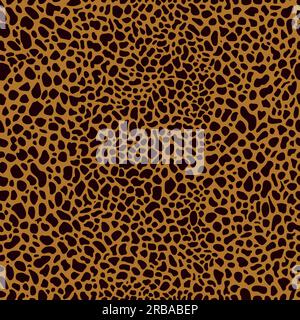 Pattern con vari punti. Schema di pelle di animali selvatici. Illustrazione Vettoriale