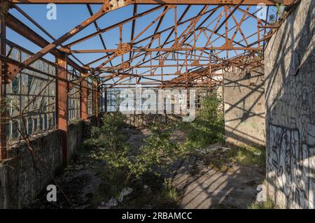 rovine del loch long torpedo range Foto Stock