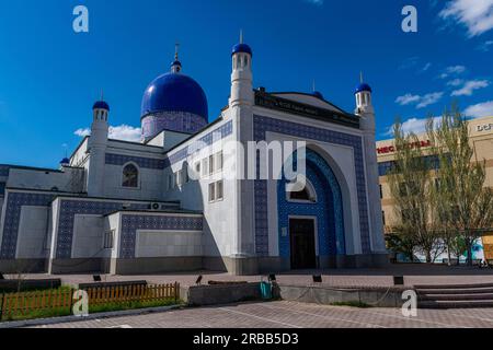 Moschea Imangali, Atyrau, Mar Caspean, Kazakistan Foto Stock
