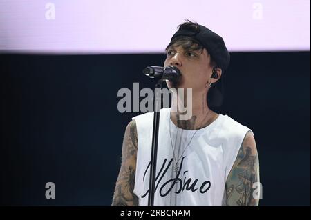 Roma, Italia. 8 luglio 2023. La Favola continua. Allo Stadio Olimpico, 8 luglio 2023 Roma, Italia credito: Agenzia fotografica indipendente/Alamy Live News Foto Stock