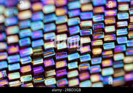 immagine macro del bracciale in plastica Foto Stock